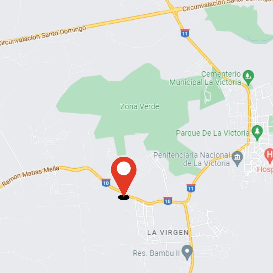 Vista aérea ubicación Ciudad del Lago